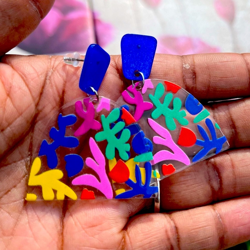 Colorful Acrylic Earrings